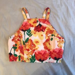 Brand New Floral Crop Top